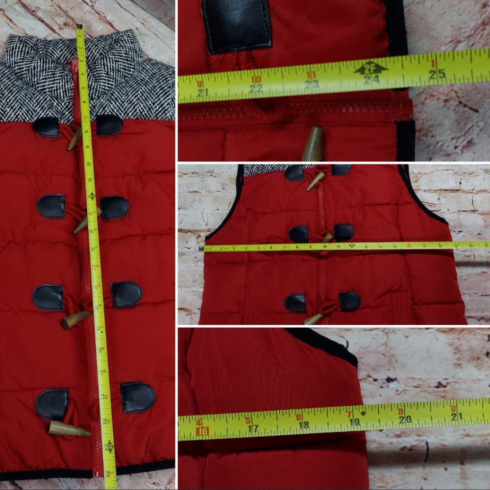 Ruff Hewn Red Puffer Vest - Picture 13 of 17